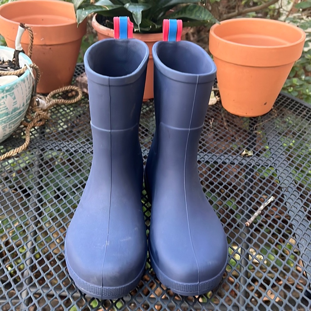 Kids navy boots